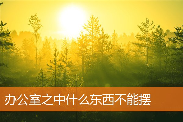 办公室正对门的位置摆什么(办公室里不能摆什么)插图