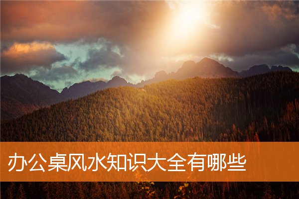 办公桌坐酉向卯的风水详解(老板办公桌摆放风水正确图)插图