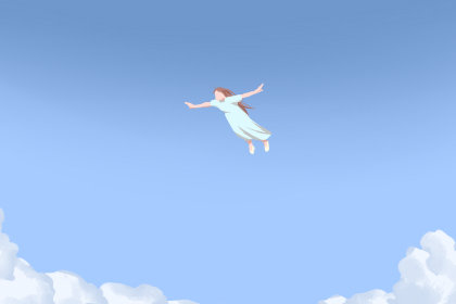 女人梦见自己越飞越高(女人梦见自己爬高是什么预兆)插图