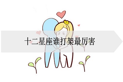十二星座打架最厉害排名 第一名有仇必报！插图