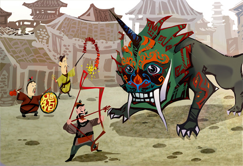 年兽叫什么名字 年兽叫夕还是叫年插图