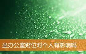 坐办公室财位对个人有影响吗缩略图 坐办公室财位对个人有影响吗缩略图