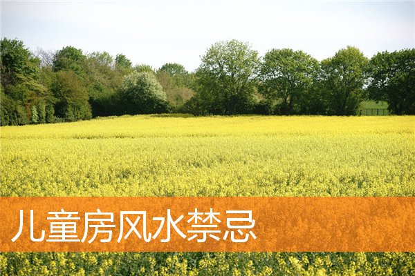 儿童房风水有什么规矩和禁忌插图
